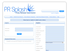PR Splash - Press Release Submission